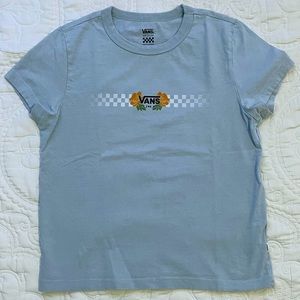 Light blue vans t shirt